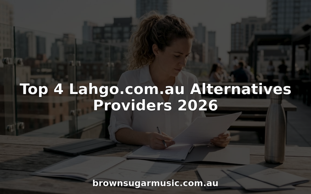 Event planner reviewing live music booking documents